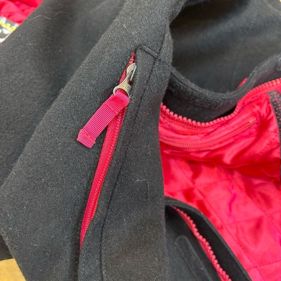 Burton DryRide Varsity Snowboard Jacket Boyfriend Fit Wool Blend Waterproof S - Picture 10 of 16